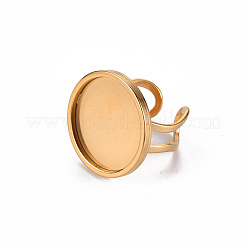 201 accessori per anelli con polsino in acciaio inossidabile&nbsp;X-STAS-S080-040F-G