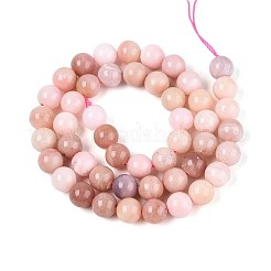 Natürliche rosa Opalkorne Stränge&nbsp;G-R446-8mm-10-01