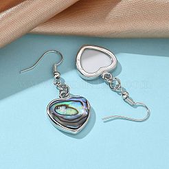 Ohrringe aus Ohrschalen / Paua-Muscheln&nbsp;EJEW-F147-A