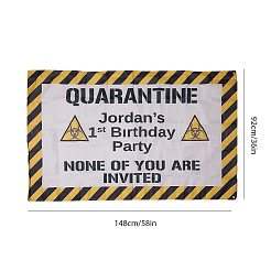 Polyester Quarantäne Geburtstag Dekorationen Banner&nbsp;AJEW-GF0001-65