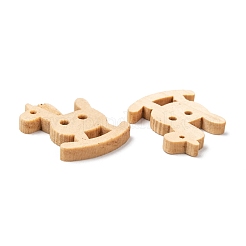 Boutons en bois&nbsp;BUTT-MSMC003-06