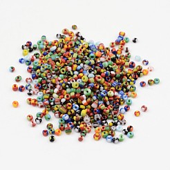 8/0 opaken Farben sickern Glasperlen&nbsp;SEED-J019-01