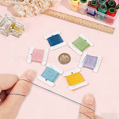 24 filo da ricamo in poliestere a 6 colori&nbsp;DIY-CY0003-59