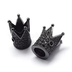Perles de zircone cubique de placage de rack en laiton&nbsp;ZIRC-S034-01B