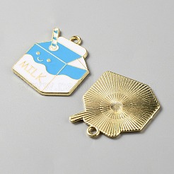 Pendentifs d'émail en alliage&nbsp;ENAM-CJC0010-31B