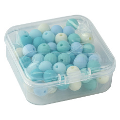 70 Stück gummierte Acrylperlen&nbsp;MACR-FS0001-71A
