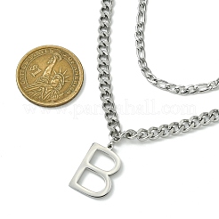 304 Edelstahl-Kettenhalsketten&nbsp;NJEW-M078-08P