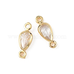 Shegrace Messing-Pavé-Anhänger mit klaren Zirkonia in Tropfenform&nbsp;XGRQ2O545-449G