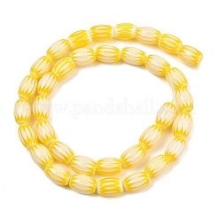 Handgefertigte ovale Millefiori-Glasperlenstränge&nbsp;LK-Z001-01B-01