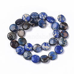 Fili di perle di diaspro imperiale naturale&nbsp;G-S355-87C-02