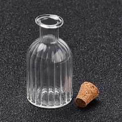 Korkflaschen aus Glas&nbsp;AJEW-O032-07