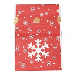 Sacchetti di imballaggio in plastica con fiocchi di neve natalizi&nbsp;ABAG-Q053-03H