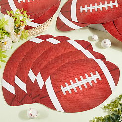 15 Stück Rugby-Party-Papierschnitt&nbsp;AJEW-SP0001-30