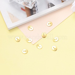 Boutons de style tibétain&nbsp;TIBE-ZN48623-G-FF