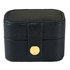 1 scatola rettangolare per gioielli in similpelle PU&nbsp;PAAG-TA0001-01D