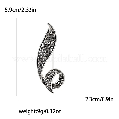 Blumen-Strass-Anstecker&nbsp;PW-WG73125-01