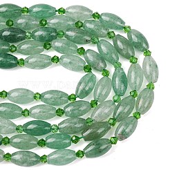 Natürlichen grünen Quarzperlen Stränge&nbsp;G-G453-C05-8x13mm