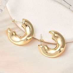 Pendientes de latón para mujer&nbsp;KK-CBAD851-18G