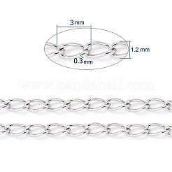Anlaufgeschützte Panzerketten/gedrehte Ketten aus Edelstahl 304&nbsp;CHS-L024-012P