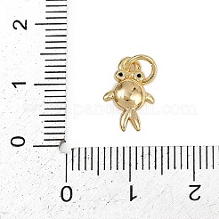 Ottone micro spianare fascino zirconi&nbsp;KK-D409-16G