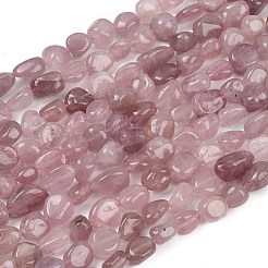 Natürlichen Rosenquarz Perlen Stränge&nbsp;LS-G-Q060-E21-03