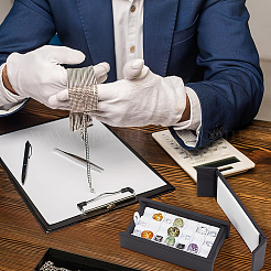 Boîte à bijoux en polyuréthane&nbsp;AJEW-WH0472-44