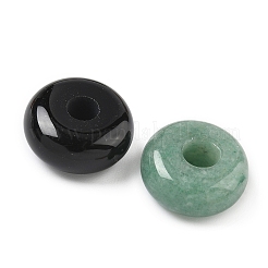 Donut-/Pi-Scheibenanhänger aus natürlichen und synthetischen gemischten Edelsteinen&nbsp;G-M454-01C