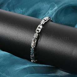 Bracelets à maillons ovales en acier inoxydable 304 pour femmes et hommes&nbsp;BJEW-F488-63B-P