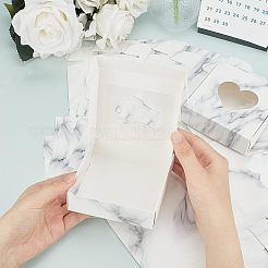 Marmor Muster Papier Pappe Schmuckschatullen&nbsp;CON-FH0001-27