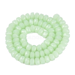 Chapelets de perles en verre imitation jade&nbsp;GLAA-Q114-01A-C04