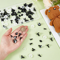 Sicherheits-Bastelauge aus Kunststoff&nbsp;DIY-PH0035-99