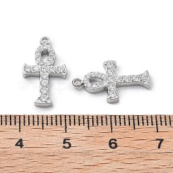 Anhänger aus 304 Edelstahl mit Mikropflaster und Zirkonia&nbsp;STAS-Z121-47P-02