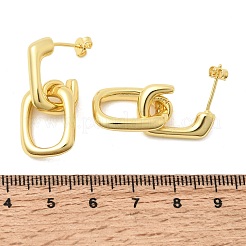 Boucles d'oreilles pendantes en laiton&nbsp;KK-CBAB173-01G