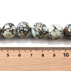 Kunsttürkisfarbenen Perlen Stränge&nbsp;G-F791-D01-02A