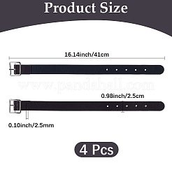 4 fascia da braccio in pelle PU&nbsp;AJEW-CL0005-29B