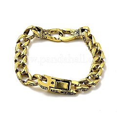 Bracciale da uomo in lega intrecciata con nodi e catene barbazzale&nbsp;BJEW-A129-03AG
