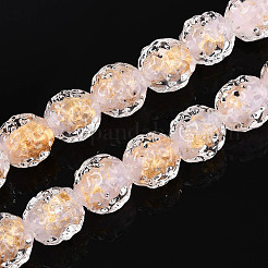 Perles vernissées manuelles&nbsp;FOIL-T007-03C