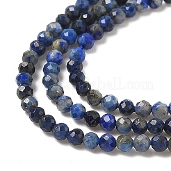 Natürliche Lapislazuli Perlenstränge&nbsp;G-G936-2mm-22