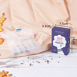 Realizzazione di orecchini a bottone fai da te&nbsp;DIY-SC0010-17