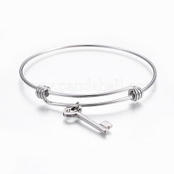 Anlaufgeschützte Charm-Armreifen aus Edelstahl 304&nbsp;BJEW-F357-02P