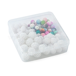 100 stücke 4 stil nachahmung perlen acrylperlen&nbsp;OACR-FS0001-23