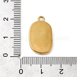 304 Edelstahl-Emaille-Anhänger&nbsp;STAS-B113-11G-01