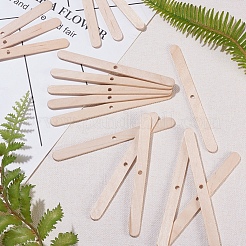 Bâtonnets de crème glacée artisanale en bois de bouleau&nbsp;DIY-WH0148-76