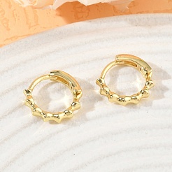Pendientes de aro de latón&nbsp;KK-CBA30C7-33G