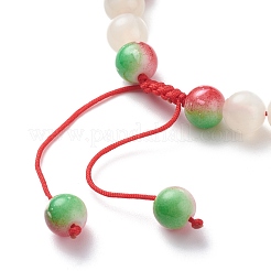 Bracelet à breloques arbre de Noël&nbsp;BJEW-JB08663