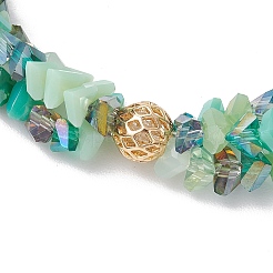 Perle di vetro Placchi allungano i braccialetti&nbsp;BJEW-JB12033-01