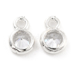 925 argento sterling con ciondoli singoli in zirconi cubici&nbsp;LS-STER-Z001-008S