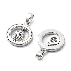 Ottone micro spianare pendenti zirconi&nbsp;KK-L222-014P