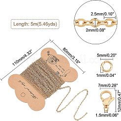 DIY-Kits zur Herstellung von Ankerketten aus Edelstahl 304&nbsp;DIY-UN0002-44G