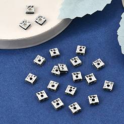 Perles séparateurs en laiton avec strass&nbsp;X1-RSB072-12S